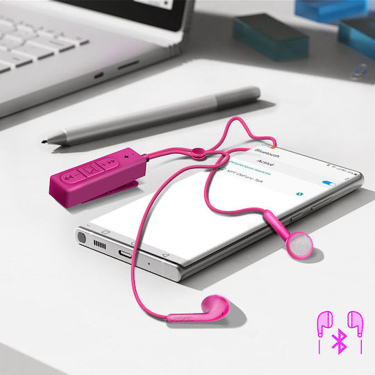 Defunc Basic Talk Earbud Bluetooth Handsfree Earphones Pink view 8