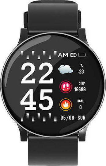 Bakeey W8 Smartwatch with Heart Rate Monitor (Black)