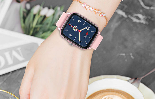 Colmi P8 Plus 43mm Smartwatch with Heart Rate Monitor (Pink) view 3