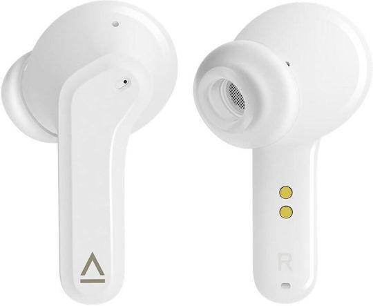 Creative Zen Air In-ear Bluetooth Handsfree Earphones with Sweat Resistance and Charging Case White vue 3