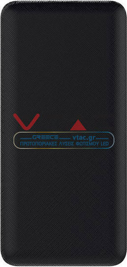 V-TAC VT-3502 Power Bank 20000mAh with 2 USB-A Ports Black view 4