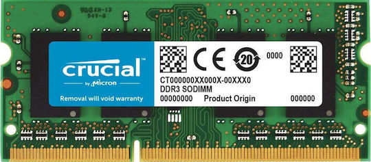 Crucial DDR3 with Module 1x4GB and Speed 1600 for Laptop CT51264BF160BJ vue 4