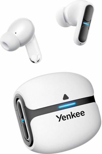 Yenkee Evepods Pro YHP 09BT In-ear Bluetooth Handsfree Earphones with Sweat Resistance and Charging Case White view 5