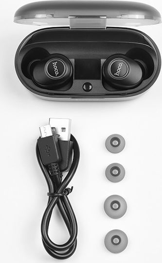 Hoco ES24 In-ear Bluetooth Handsfree Earphones with Charging Case Black view 4