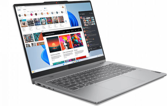 Lenovo IdeaPad 5 2-in-1 14IRU9 14" IPS FHD+ Touchscreen (Core 7-150U/16GB/1TB SSD/W11 Home) Luna Grey (US Keyboard) view 3