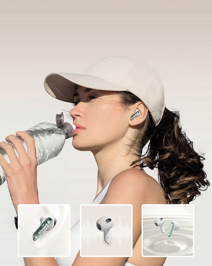 Innostyle AT-10GN In-ear Bluetooth Handsfree Earphones with Charging Case Green vue 4