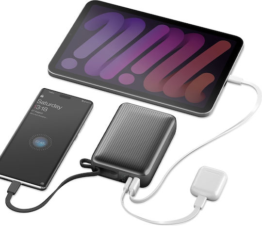 Energea Integra Ultra 45 Power Bank 20000mAh 45W with USB-A Port and USB-C Port Power Delivery / Quick Charge 3.0 Gray vue 4