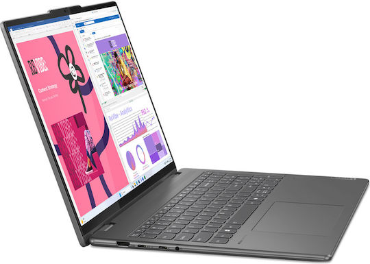 Lenovo Yoga 7 2-in-1 16IML9 16" IPS FHD+ (Ultra 7-155U/16GB/1TB SSD/W11 Home) Storm Grey (US Keyboard) view 4