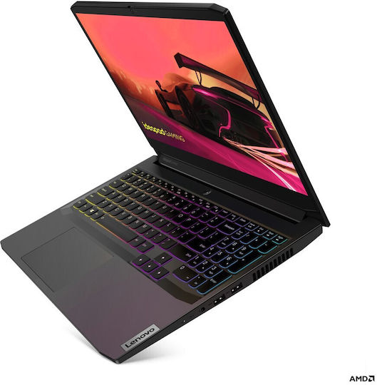 Lenovo IdeaPad Gaming 3 15ACH6 15.6" IPS FHD (Ryzen 5-5500H/8GB/512GB SSD/GeForce RTX 2050/No OS) Shadow Black (US Keyboard) view 4