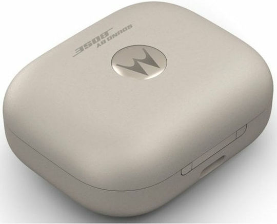 Motorola Buds Plus Sound by Bose Bluetooth Handsfree Earphones with Sweat Resistance and Charging Case Beach Sand view 7
