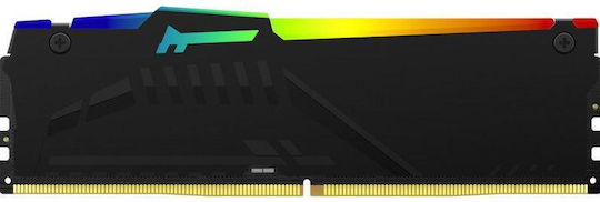 Kingston Fury Beast RGB DDR5 with Module 1x32GB and Speed 5200 for Desktop KF552C40BBA-32 view 5
