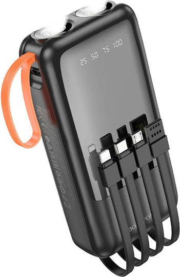 Borofone BJ60A Power Bank 20000mAh with USB-A Port Black view 1
