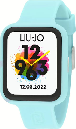 Liu Jo Voice Fancy Stainless Steel 42mm Smartwatch with Heart Rate Monitor (Turquoise) view 2