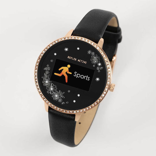 Reflex Active RA03-2078 38mm Smartwatch with Heart Rate Monitor (Black) view 5