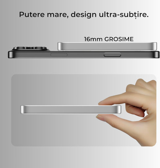 Profindustry MagSafe Power Bank 10000mAh 20W with USB-C Port Gray view 3