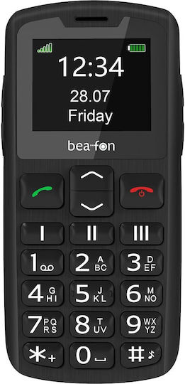 Bea-fon SL230 Dual SIM Mobile with Buttons Black view 1