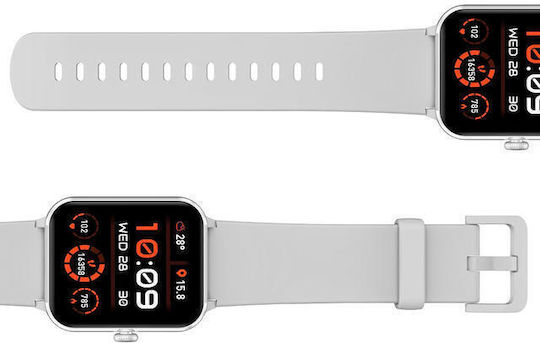 BlackView R50 45mm Smartwatch with Heart Rate Monitor (Gray) view 5
