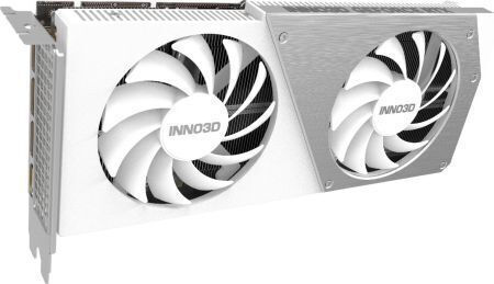 Inno 3D GeForce RTX 4060 Ti 16GB GDDR6 Twin X2 OC White Graphics Card vue 2