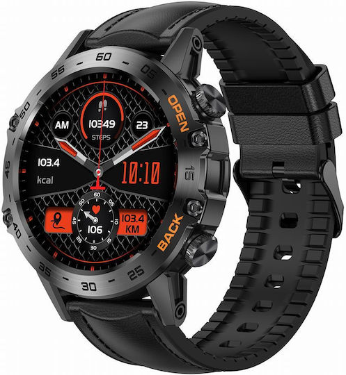 Gravity Gt9-5 48mm Smartwatch with Heart Rate Monitor (Multicolour)