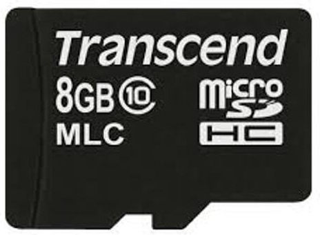 Transcend microSDHC 8GB Class 10 20MB/s view 1