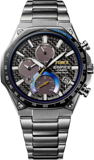 Casio Tom's Limited Edition Stainless Steel 45mm Waterproof Smartwatch (Anthracite) view 1