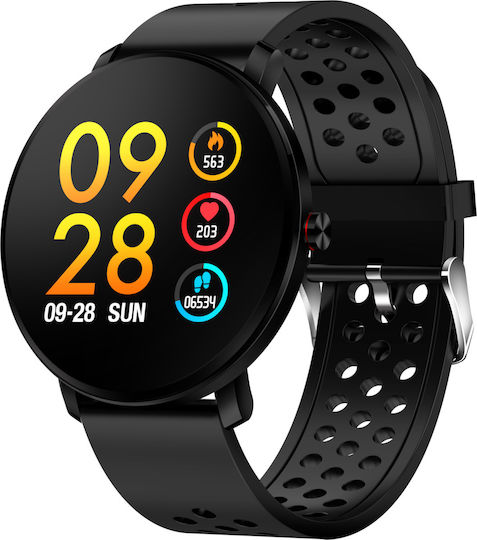 Denver SW-171 45mm Smartwatch with Heart Rate Monitor (Black)