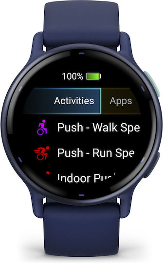 Garmin Vivoactive 5 Aluminium 42mm Waterproof Smartwatch with Heart Rate Monitor (Royal Blue) view 5