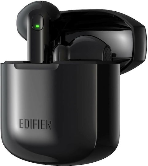 Edifier W200T Mini Earbud Bluetooth Handsfree Earphones with Sweat Resistance and Charging Case Black view 1