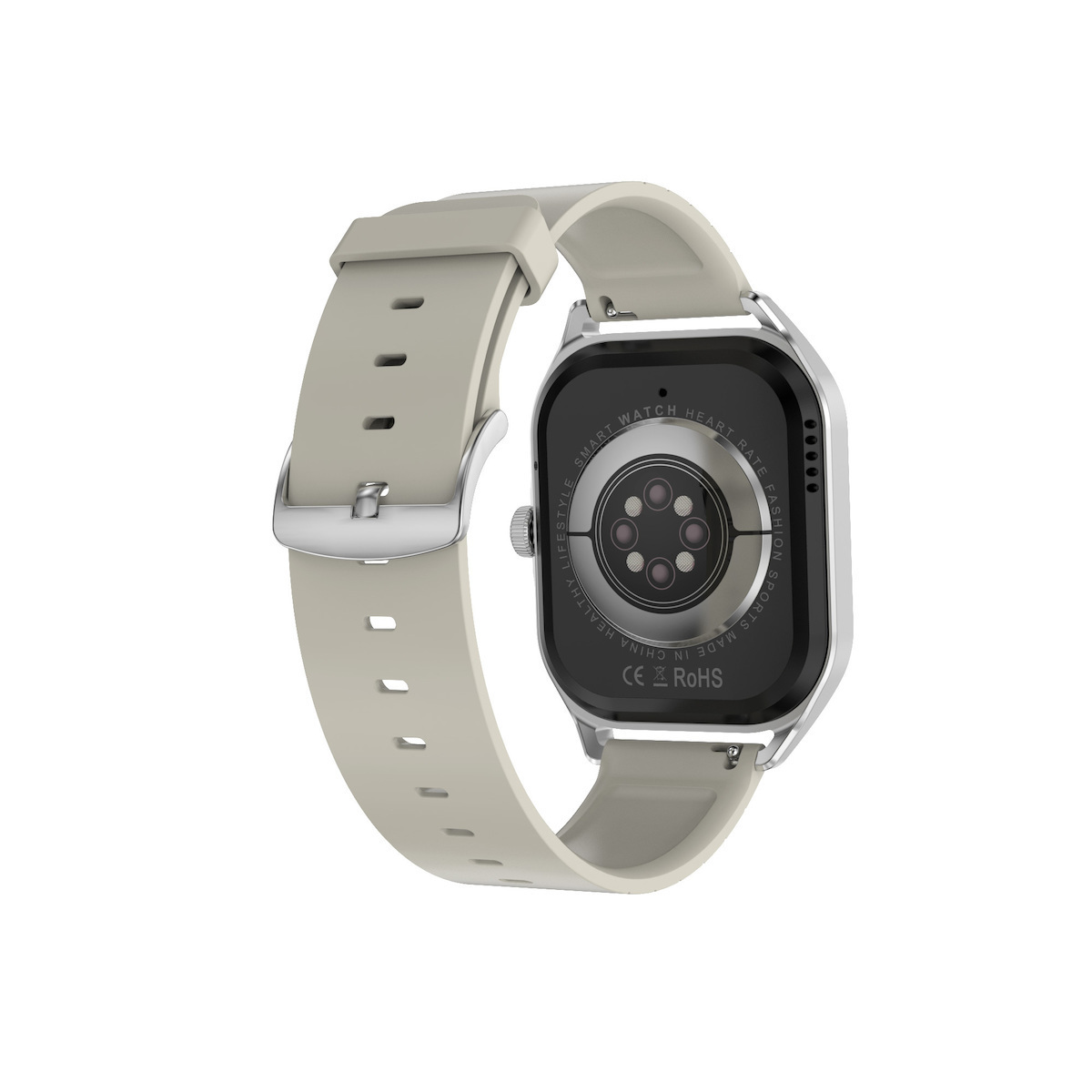 Aluminium Smartwatch with Heart Rate Monitor (Silver) view 5