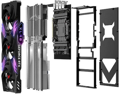PNY GeForce RTX 4090 24GB GDDR6X XLR8 Gaming Verto Epic-X OC Graphics Card view 5
