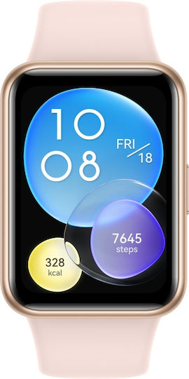Huawei Watch Fit 2 Active Waterproof with Heart Rate Monitor (Sakura Pink) view 1