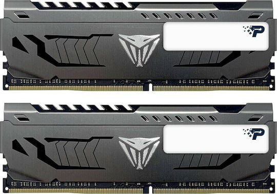 Patriot Viper Steel DDR4 16GB RAM with 2x8GB Modules and Speed 3200 for Desktop PVS416G320C6K view 4