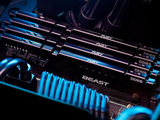 Kingston Fury Beast DDR5 with Module 1x16GB and Speed 5200 for Desktop KF552C40BB-16 view 5