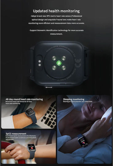 Mibro C3 Smartwatch with Heart Rate Monitor (Black) view 8