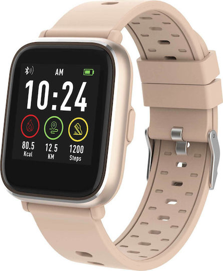 Denver SW-161 Smartwatch with Heart Rate Monitor (Pink)