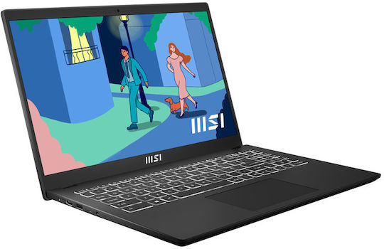 MSI Modern 15 B12MO 15.6" FHD (i5-1235U/16GB/512GB SSD/W11 Home) (GR Keyboard) view 2