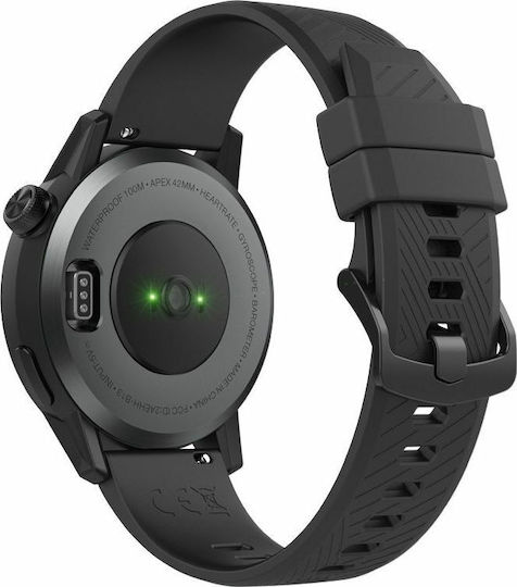 Coros Apex Stainless Steel 42mm Smartwatch with Heart Rate Monitor (Black) view 4