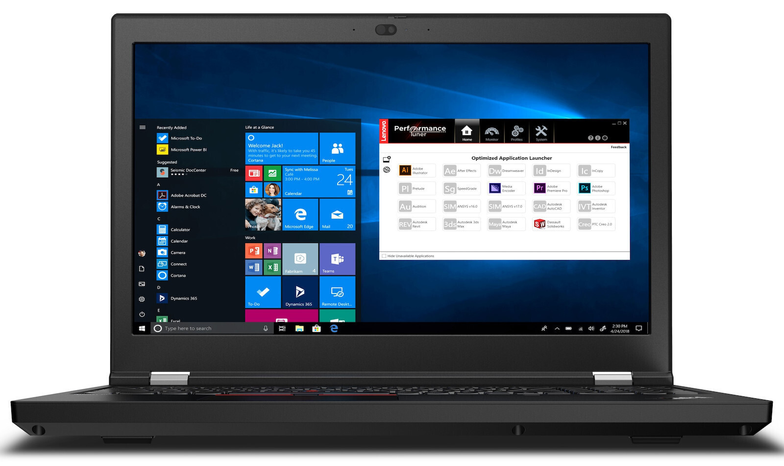 Lenovo ThinkPad P15 Gen 1 15.6" IPS FHD (i7-10750H/32GB/512GB SSD + 512GB SSD/Quadro T1000/W11 Pro) (US Keyboard) view 2