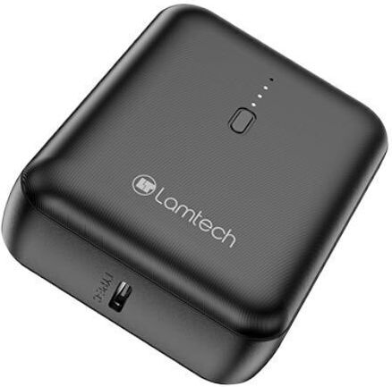 Lamtech LAM021172 Power Bank 5000mAh with USB-A Port Black view 1