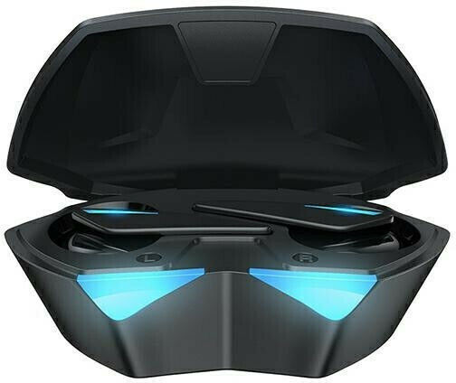 Awei T23 TWS In-ear Bluetooth Handsfree Earphones with Sweat Resistance and Charging Case Black vue 3