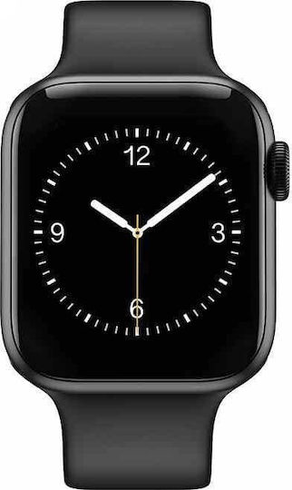 Hoco GA09 Plus Smartwatch with Heart Rate Monitor (Black) vista 5