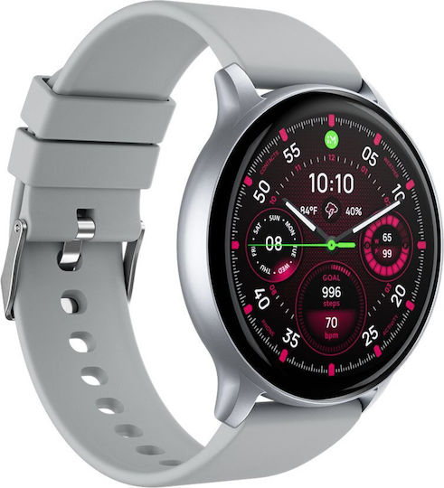 Proove Infinity Smartwatch with Heart Rate Monitor (Silver) vista 3