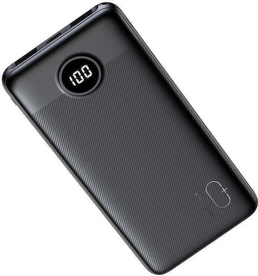 Veger L10 Power Bank 10000mAh with USB-A Port and USB-C Port Black