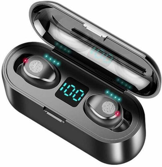 F9 In-ear Bluetooth Handsfree Earphones with Charging Case TWS view 1