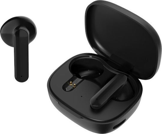 Streetz T160 Earbud Bluetooth Handsfree Earphones with Charging Case Black vue 3