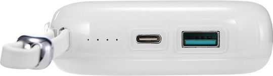 Joyroom Jelly Series JR-L002 Power Bank 10000mAh 22.5W with USB-C Port White vue 4