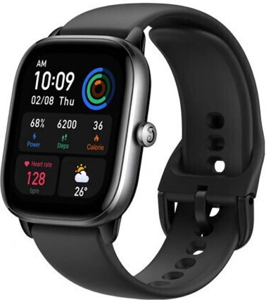 Amazfit GTS 4 Mini Aluminium 42mm Smartwatch with Heart Rate Monitor (Black) view 3