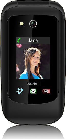 Bea-fon SL720 Dual SIM Mobile with Buttons Black view 4
