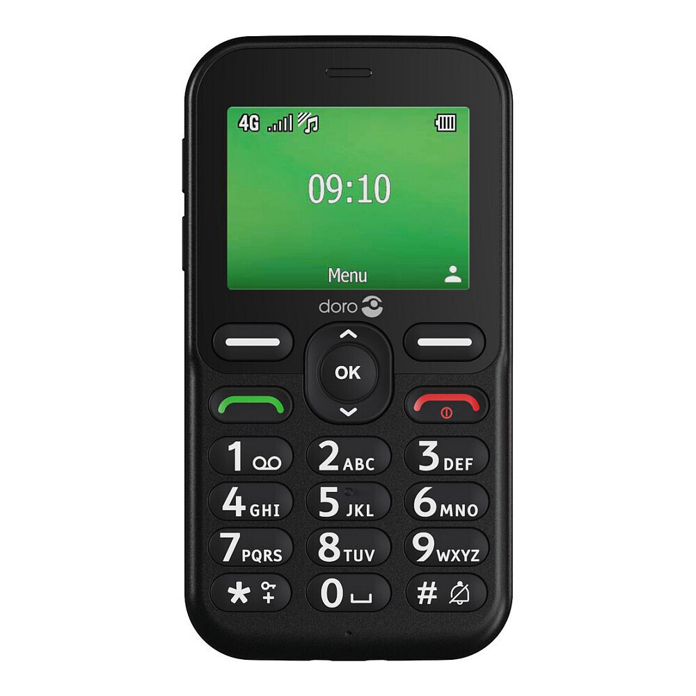 Doro Leva E10 Dual SIM Mobile Phone with Large Buttons Black – vizualizare 3