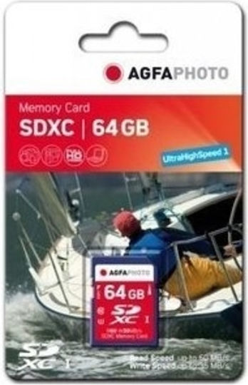 AgfaPhoto SDXC 64GB Class 10 U1 V30 UHS-I view 3